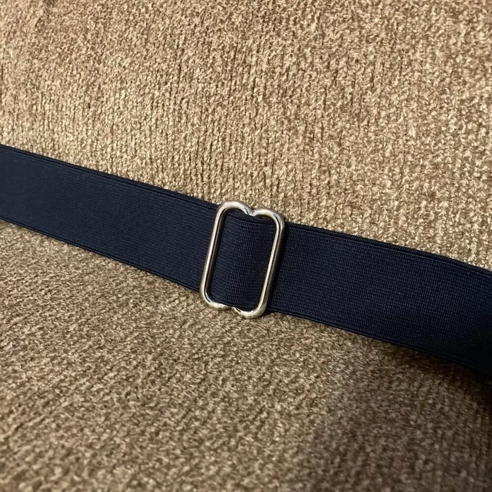 Under Armour Belt One Size Blu Adjustable Elastic Stretch Uniform Baseball Sport
